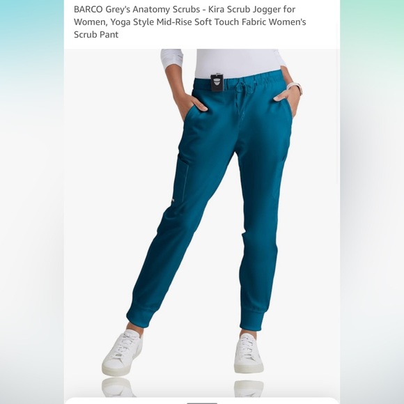 Jogger scrub pants- Bahama color - Picture 1 of 8